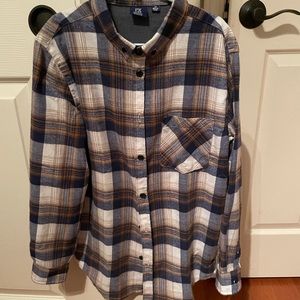 Sold - Boys PX Button Down Flannel Shirt